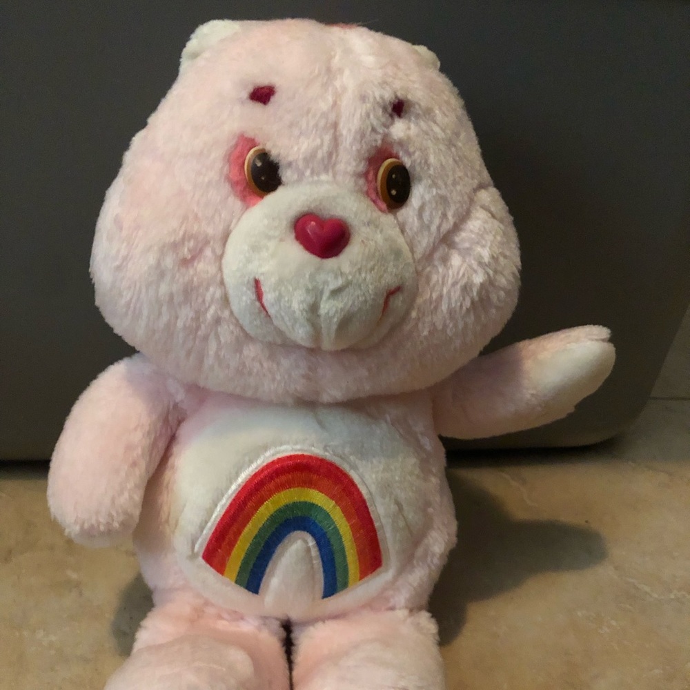 Vintage Kenner Cheer Care Bear Stuffed Plush